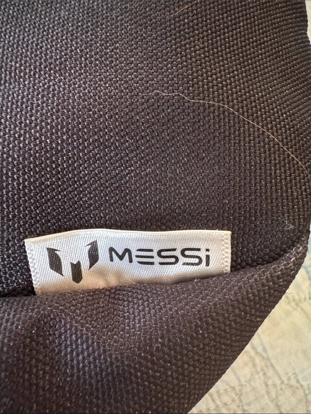 MESSI Black Backpack with Pink Logo - Unisex Everyday Backpack